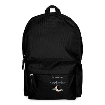 Je suis un animal nocturne - Sac à dos - noir - Devant