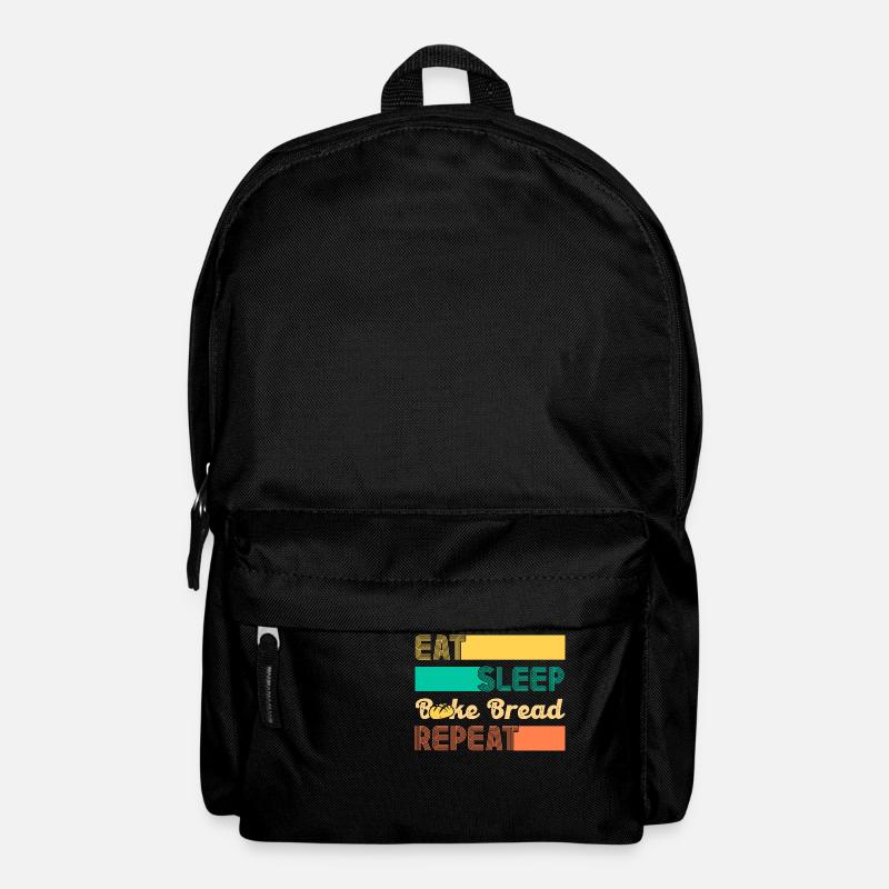 Brotbacken Bäcker Backerei Sauerteig - Rucksack - Schwarz