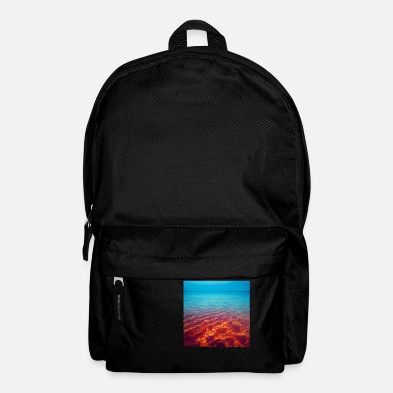 Calm Rainbow Sea - Backpack - black