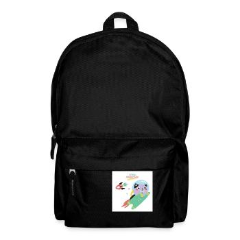 Weltraumkätzchen. - Rucksack - Schwarz - Vorne