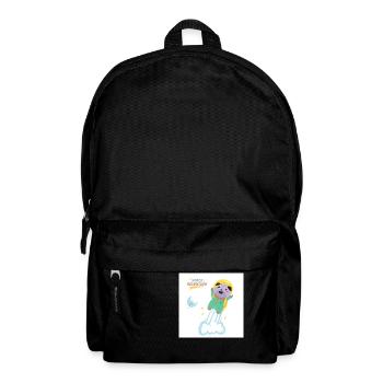 Weltraumwelpe. - Rucksack - Schwarz - Vorne