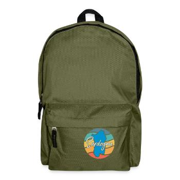 Sardinien Retro - Rucksack - Olivgrün - Vorne