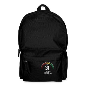 Anniversaire 31 ans Compteur - Sac à dos - noir - Devant