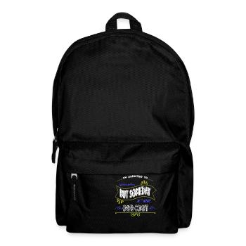 birthday gift jokes telescope funny quote - Rucksack - Schwarz - Vorne