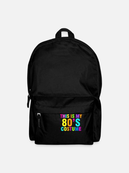 This Is My 80s Costume retro vintage - Backpack - black
