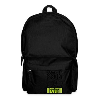 Father & Son Best Team Ever! - Backpack - black - Front