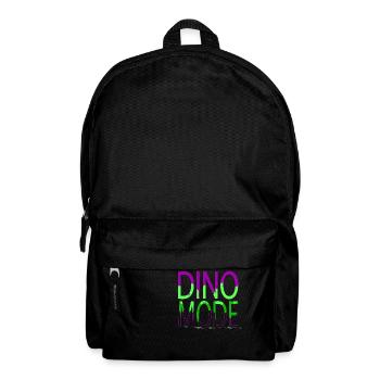 boys dino funny sayings geek sayings - Rucksack - Schwarz - Vorne