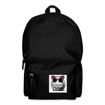 Guinea pig cool sunglasses funny design 5 - Backpack - black - Front