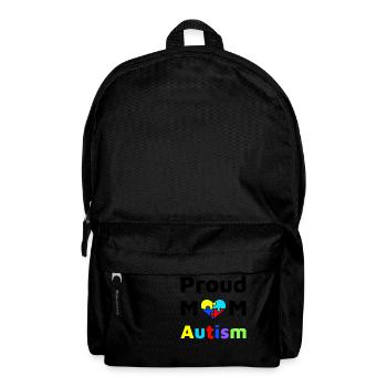 Proud Mom Autism - Backpack - black - Front