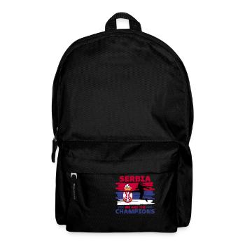 Serbie Football 2022 supporter Serbie Football - Sac à dos - noir - Devant