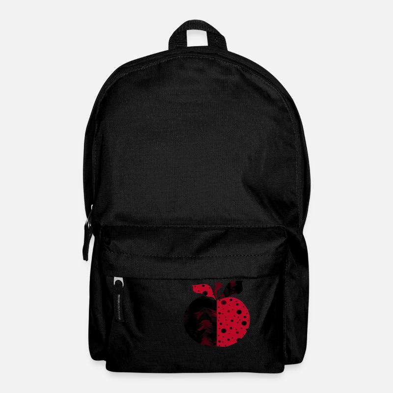 Apfel - Rucksack - Schwarz