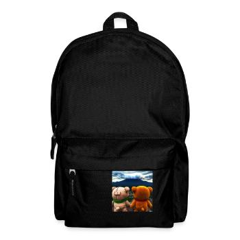 Teddys am Mount Fiji - Rucksack - Schwarz - Vorne