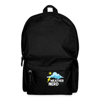 Weather Nerd Meteorology Meteorologist - Rucksack - Schwarz - Vorne