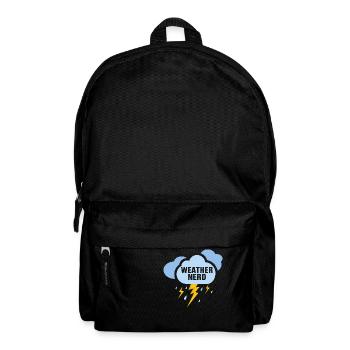 Météorologue Nerd Météorologue Météorologue - Sac à dos - noir - Devant