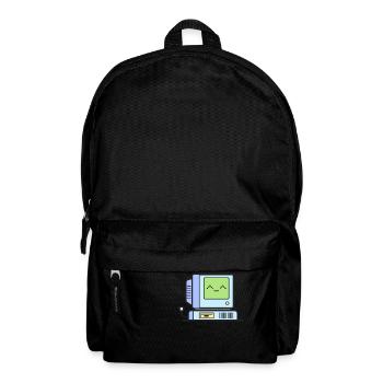 Happy Retro Computer - Backpack - black - Front