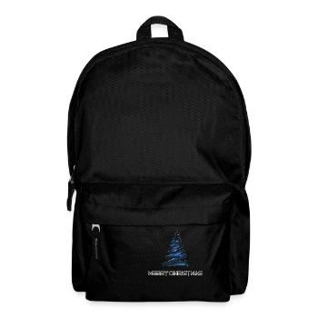 Merry Christmas , Feliz Navidad ,Frohe Weihnachten - Rucksack - Schwarz - Vorne