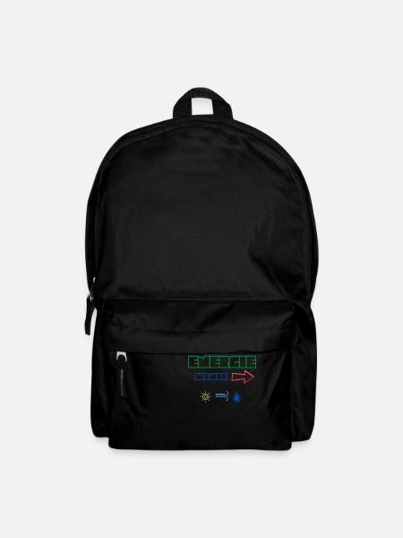 Energiewende jetzt! Erneuerbare Energie Statement - Rucksack - Schwarz