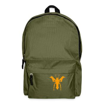 Fliegende Spinne - Rucksack - Olivgrün - Vorne