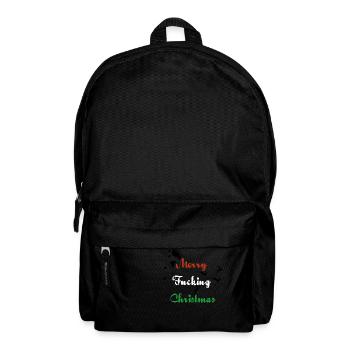 MerryfuckinChristmas - Rucksack - Schwarz - Vorne