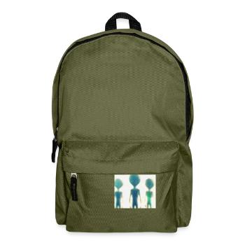 Aliens - Backpack - olive green - Front