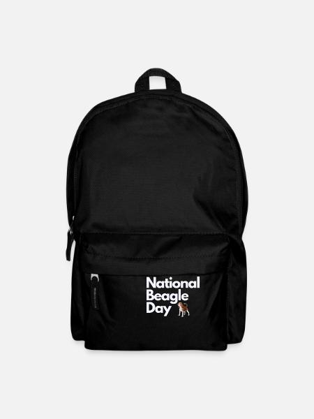 Beagle Dogs Dog Breed Beagle Day Dog Owner - Backpack - black