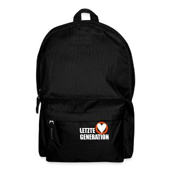 Letzte Generation - Design 5 - Rucksack - Schwarz - Vorne