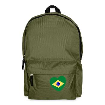 Le coeur brésilien - Sac à dos - vert olive - Devant