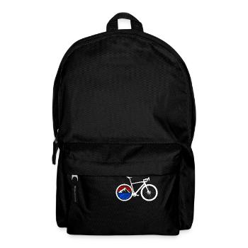 Gravel Bike Berg Rennrad Fahrrad lustiges Geschenk - Rucksack - Schwarz - Vorne