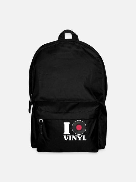 I love vinyl Design for a vinyl format lover - Rucksack - Schwarz