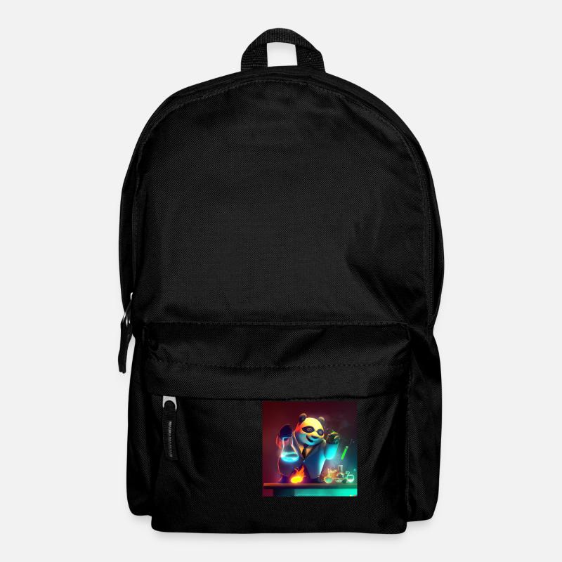 Science Panda - Rucksack - Schwarz