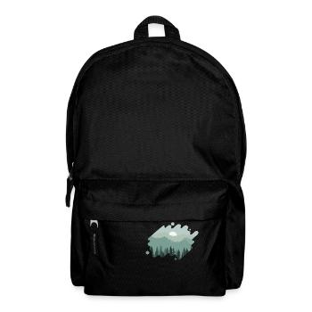 Landschaft Natur Berge - Rucksack - Schwarz - Vorne