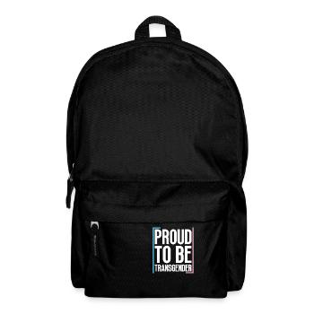 Trans Transgender Transsexual Pride - Backpack - black - Front