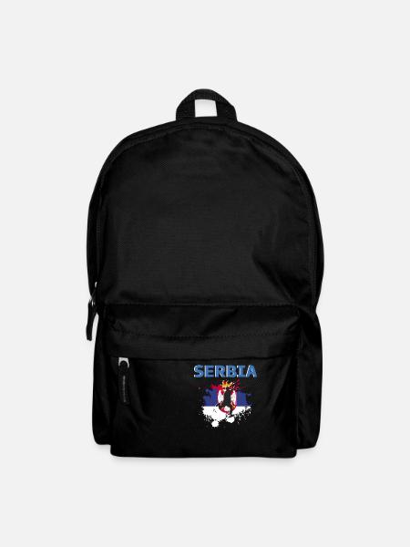 Serbien Fußball 2022 Fan Serbien Fußball - Rucksack - Schwarz