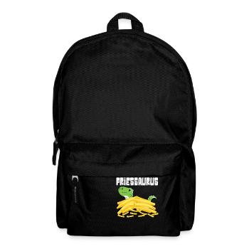 fries and dino Fries Gift - Backpack - black - Front