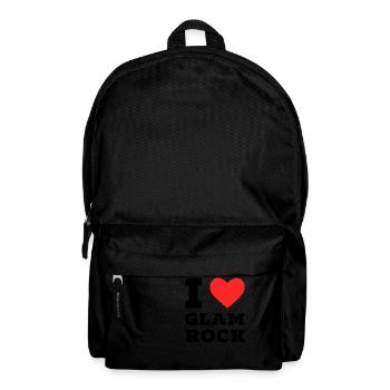 I love glam rock - Backpack - black - Front