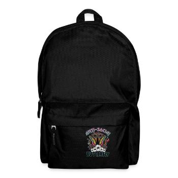 Asozialer Schmetterling - Rucksack - Schwarz - Vorne