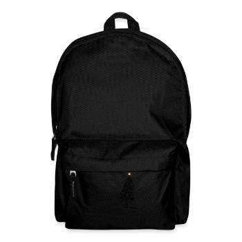Frohe Weihnachten smart mit Baum & Stern - Rucksack - Schwarz - Vorne