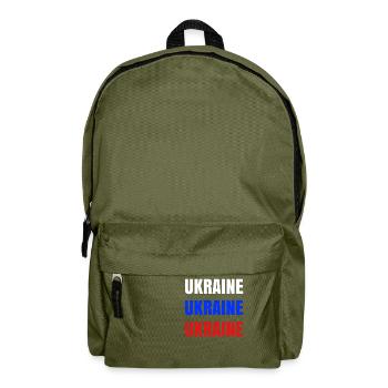 Ukraine Russian Flag - Rucksack - Olivgrün - Vorne