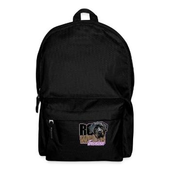 Rottweiler Frauchen - Rucksack - Schwarz - Vorne