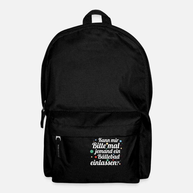 Bällebad - Lustiger Spruch Witzig Fun Statement - Rucksack - Schwarz