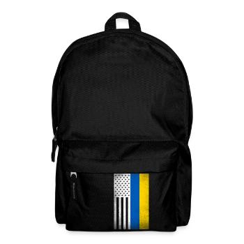 Ukraine Design für stolze ukrainische Amerikaner - Rucksack - Schwarz - Vorne
