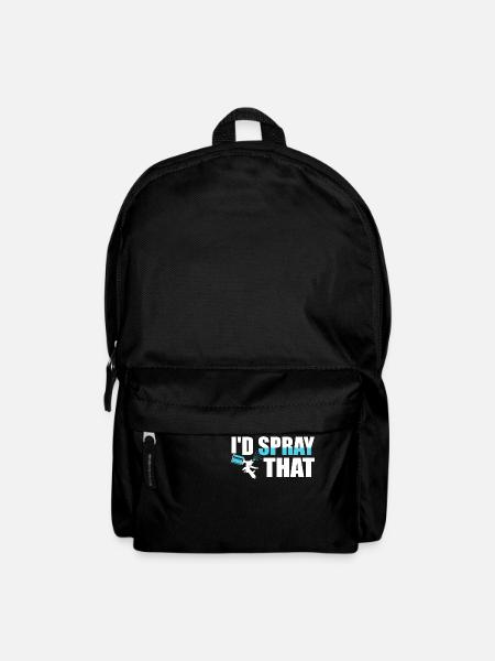 I'd Spray That Auto Body Painter Technician - Backpack - black