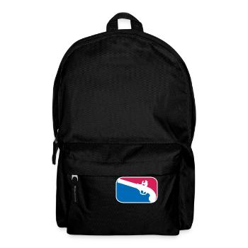 Piraten Revolver Pistole lustiges Geschenk - Rucksack - Schwarz - Vorne