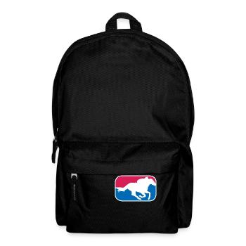 Rennpferd reiten Reitsport Pferde lustige Geschenk - Rucksack - Schwarz - Vorne