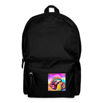 Sloth mum - Backpack - black - Front