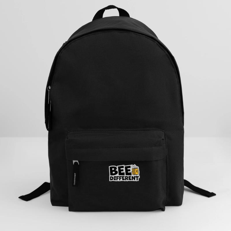 bee different Spruch Zitat Rucksack