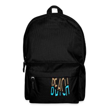 Plage - Sac à dos - noir - Devant