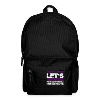 present fun 1960s birthday present funny quote - Backpack - black - Front