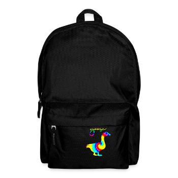goose rainbow - Backpack - black - Front