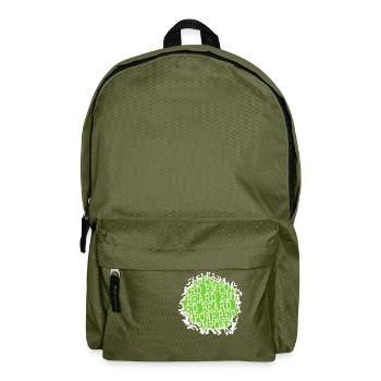 Sunglasses Chubby Chaser Beard Accessory Store - Backpack - olive green - Front